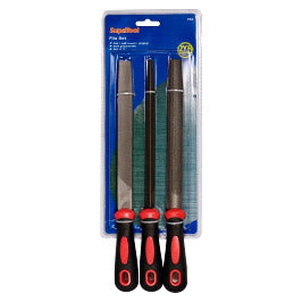 SupaTool file set with soft grip handles