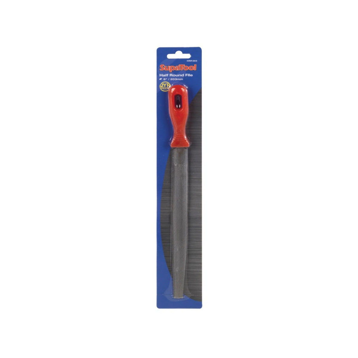 SupaTool 8 inch half round file, view 2