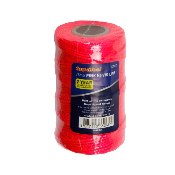 SupaTool hi vis pink line 250ft