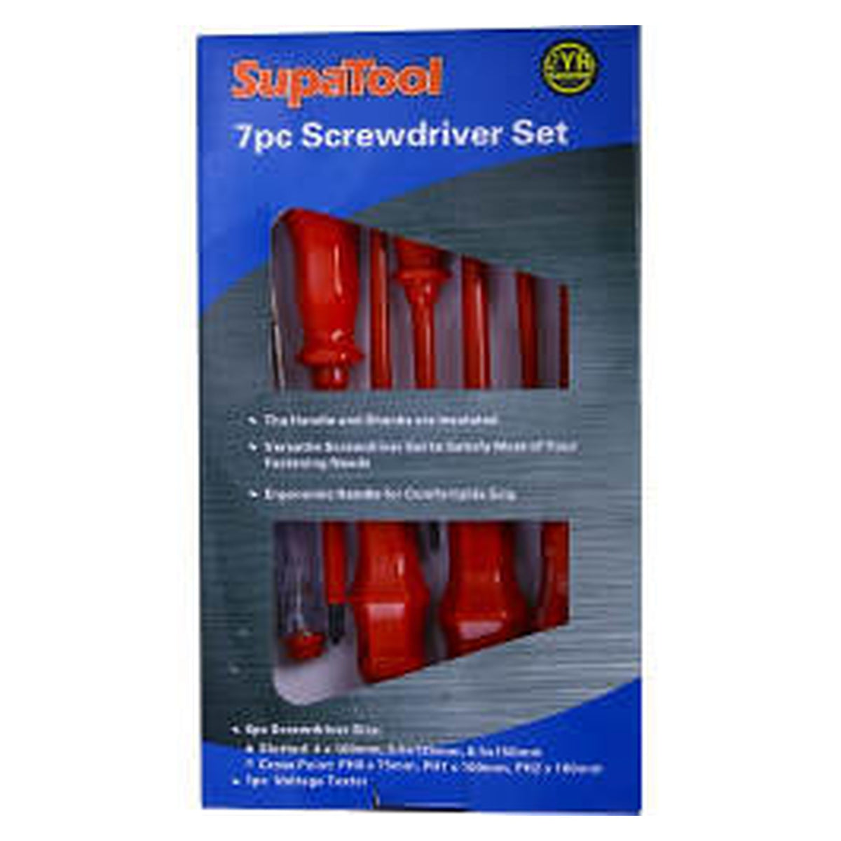SupaTool 7 piece insulated 1000V screwdriver set