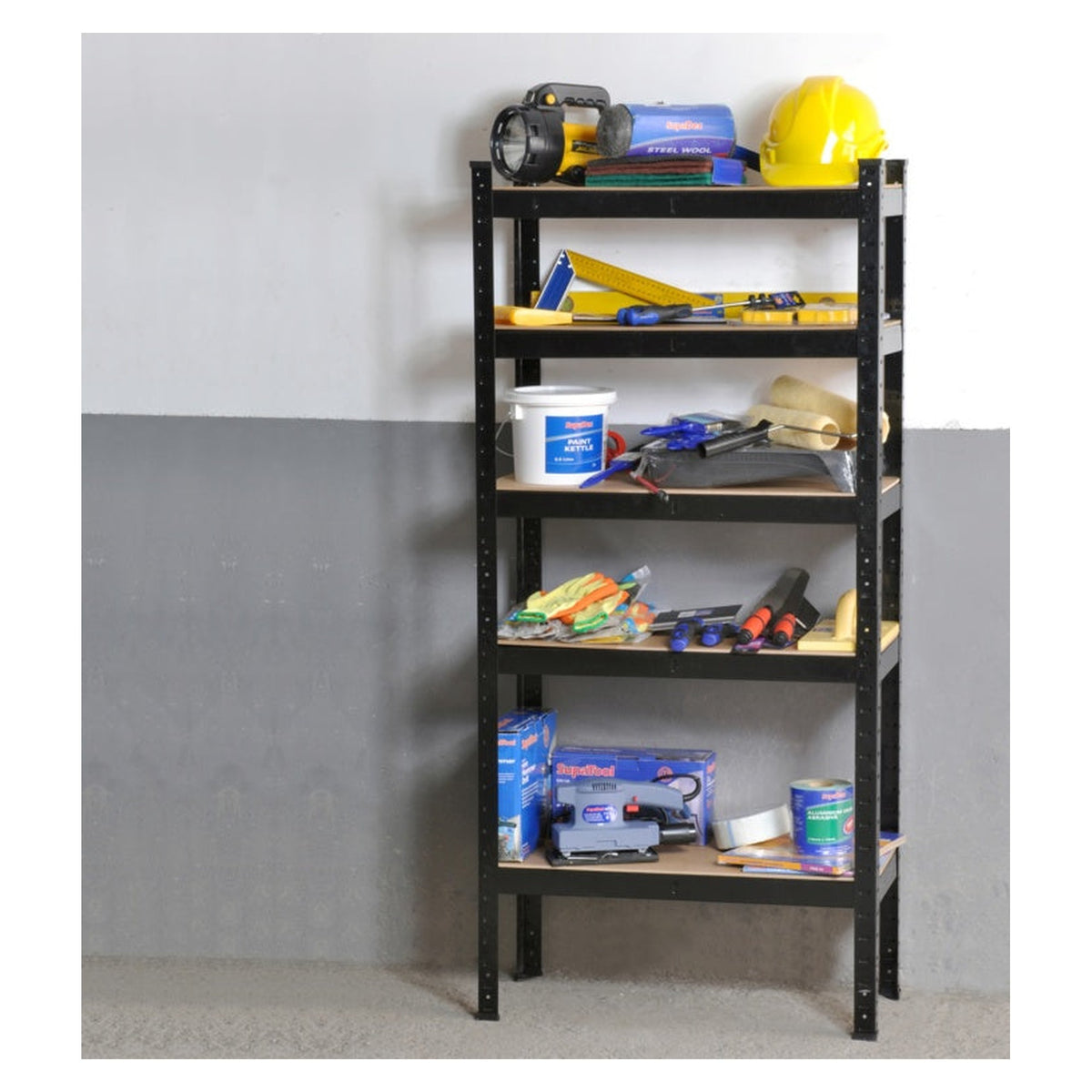 SupaTool 5 tier metal shelving unit 1800 x 900 x 450mm
