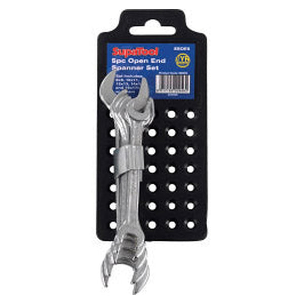 SupaTool 5 piece open end spanner set