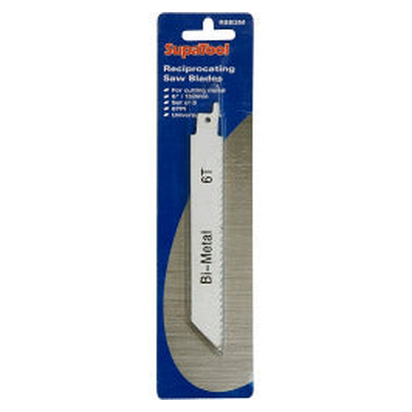 SupaTool reciprocating saw blades for metal, 3 piece