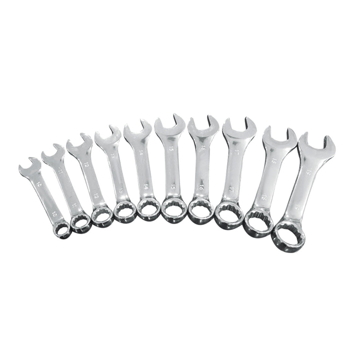 SupaTool 10 piece stubby combination spanner set