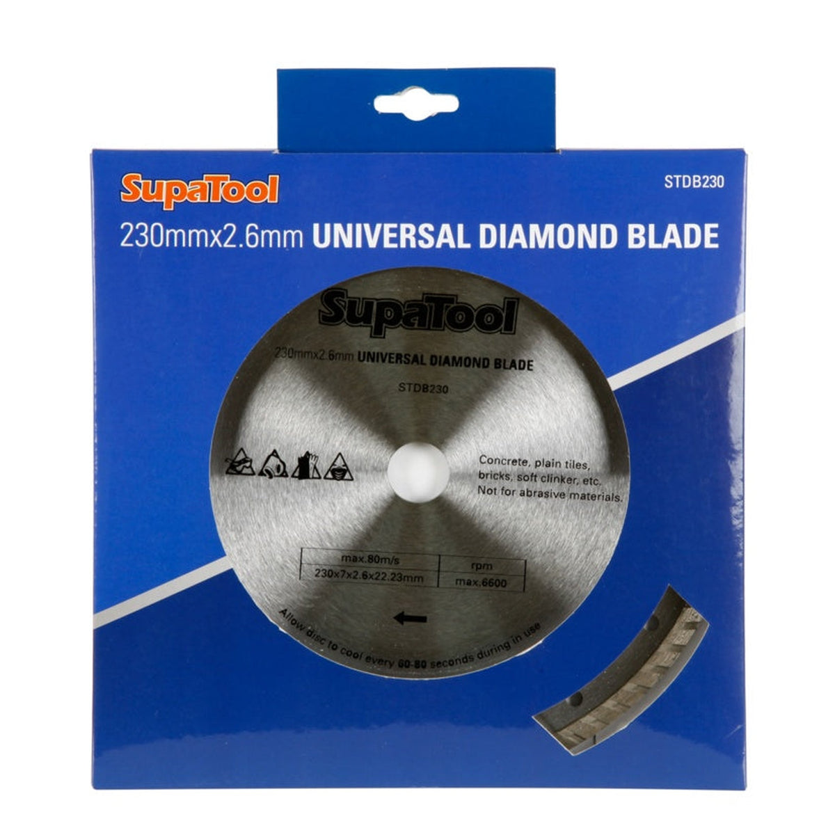 SupaTool 230mm universal diamond blade, view 2