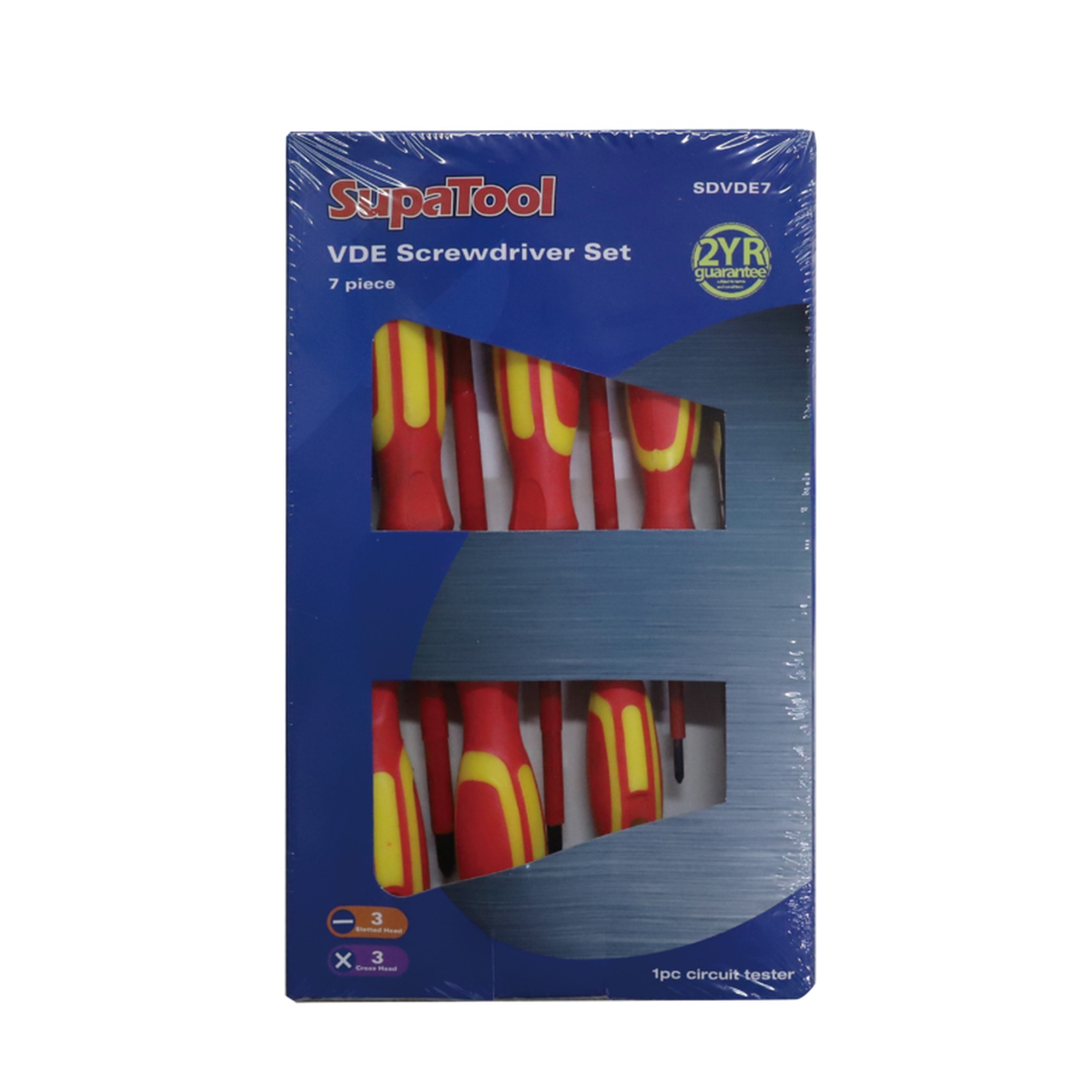 SupaTool 7 piece VDE screwdriver set