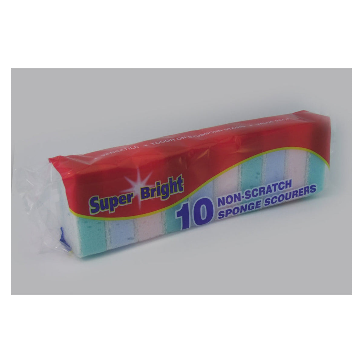 Superbright non scratch sponge scourers pack of 10