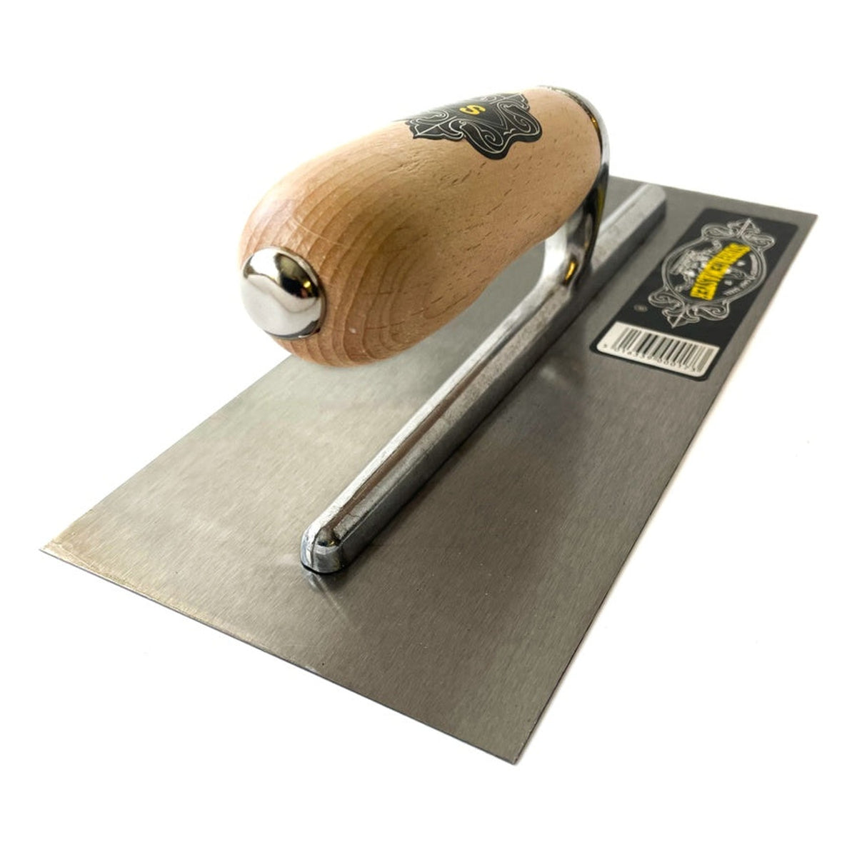 Surfacemaster 11 inch plasterers trowel with wood handle, view 5