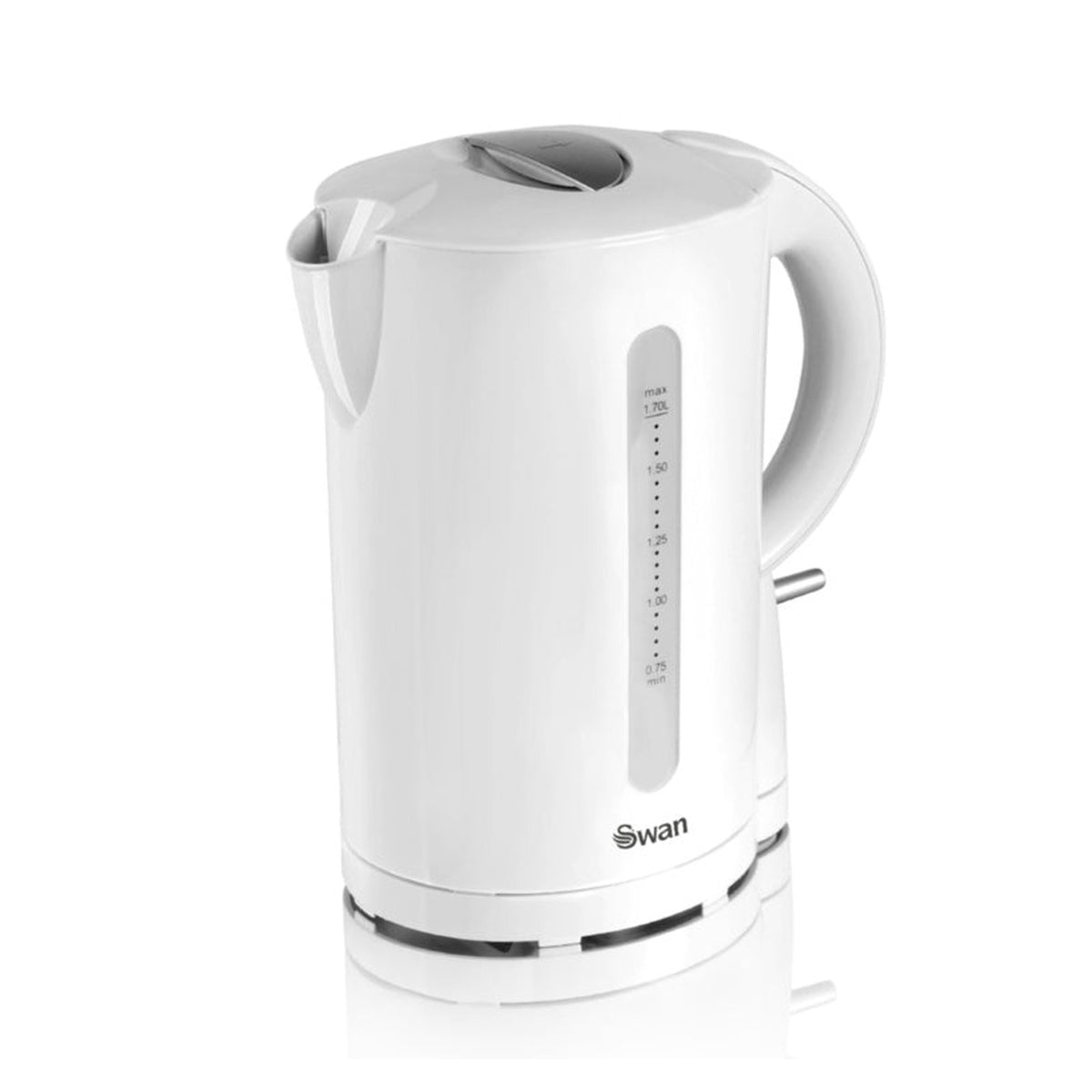 Swan grey 1.7L jug kettle, view 2