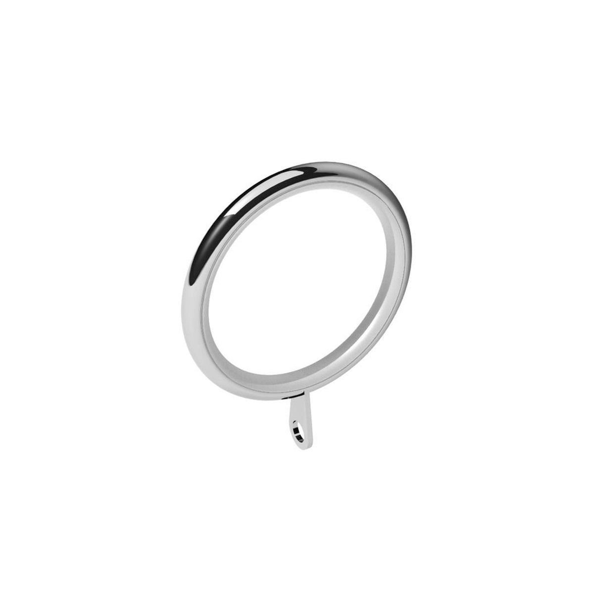 Pack of 4 Swish 28mm chrome curtain rings