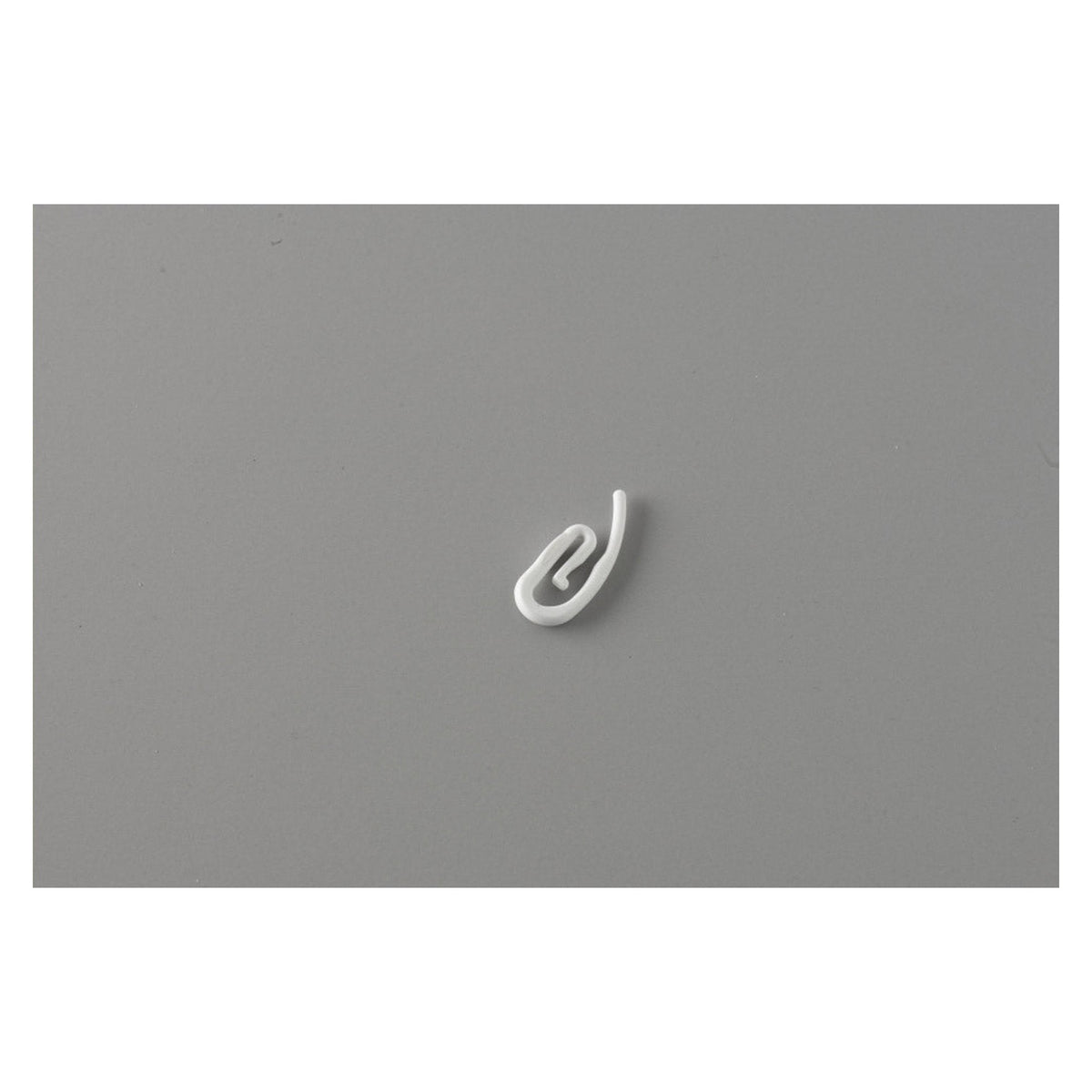 Pack of 25 Swish white plastic curtain hooks