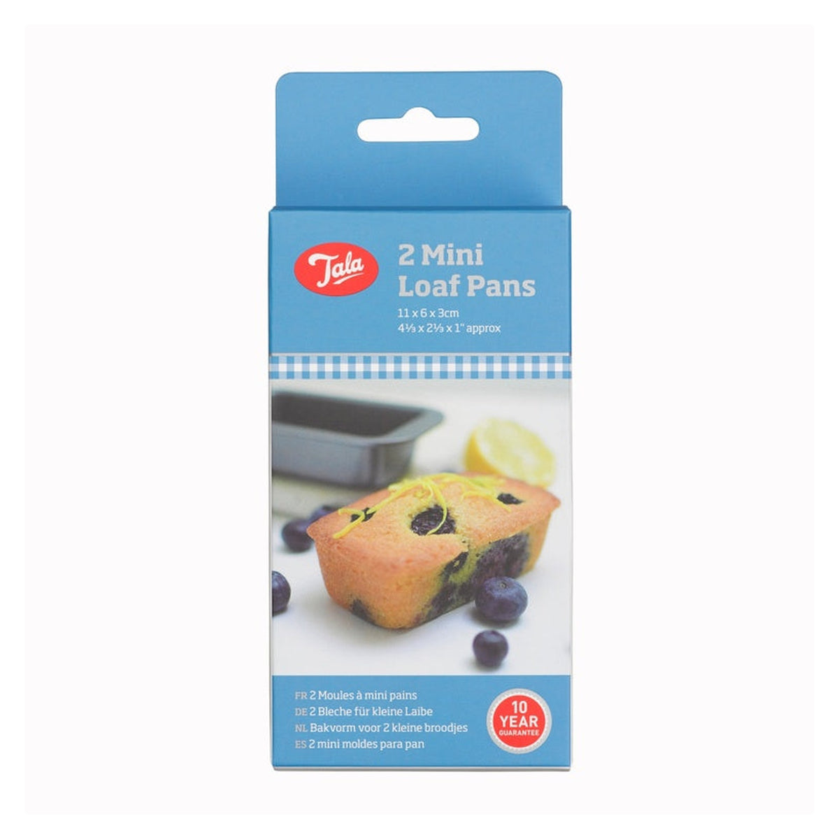 Tala set of 2 mini loaf pans, view 3
