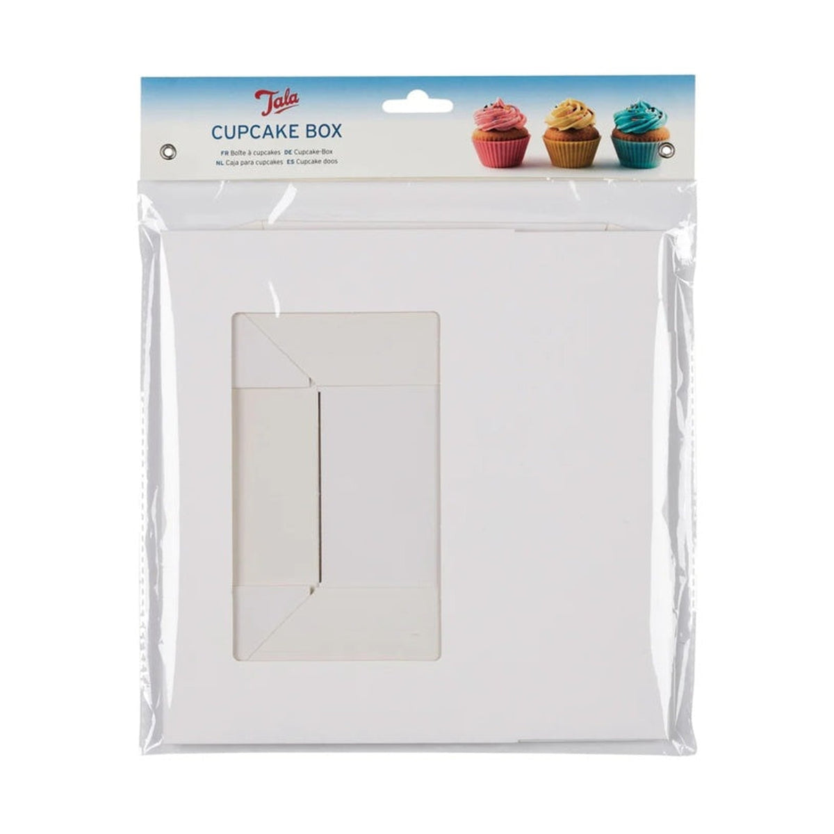 Tala 6 hole cupcake box with window
