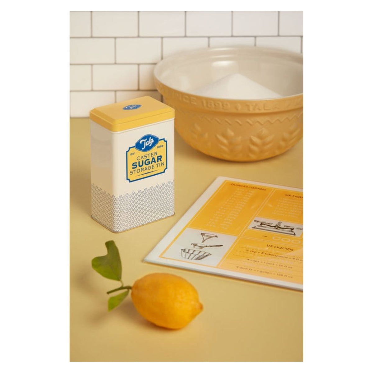 Tala retro Caster Sugar storage tin