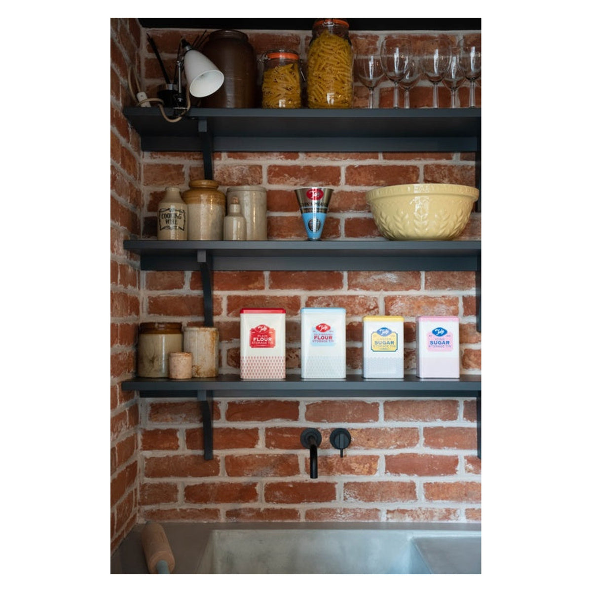 Tala retro Caster Sugar storage tin, view 3