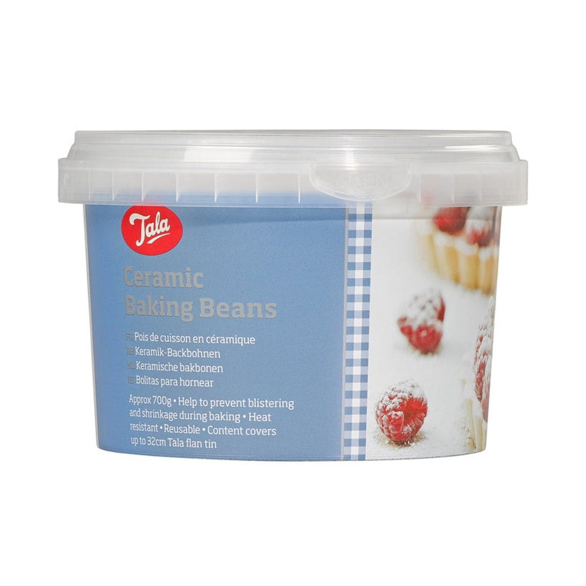 Tala ceramic pie beads approx 700g, view 2