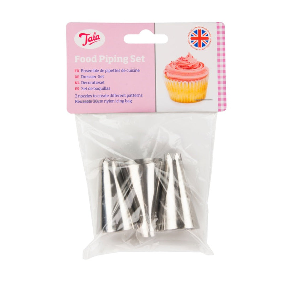 Tala food decorating set with nozzles and icing bag, view 2