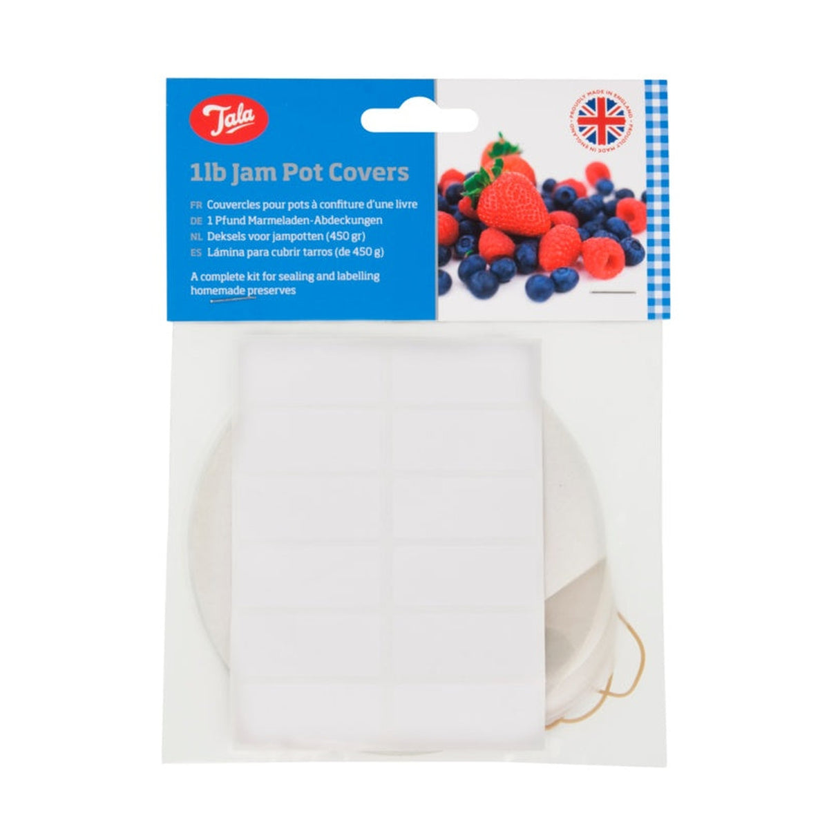 Tala 1lb jam pot covers, view 2