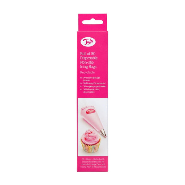 Tala large disposable non-slip icing bags roll of 30