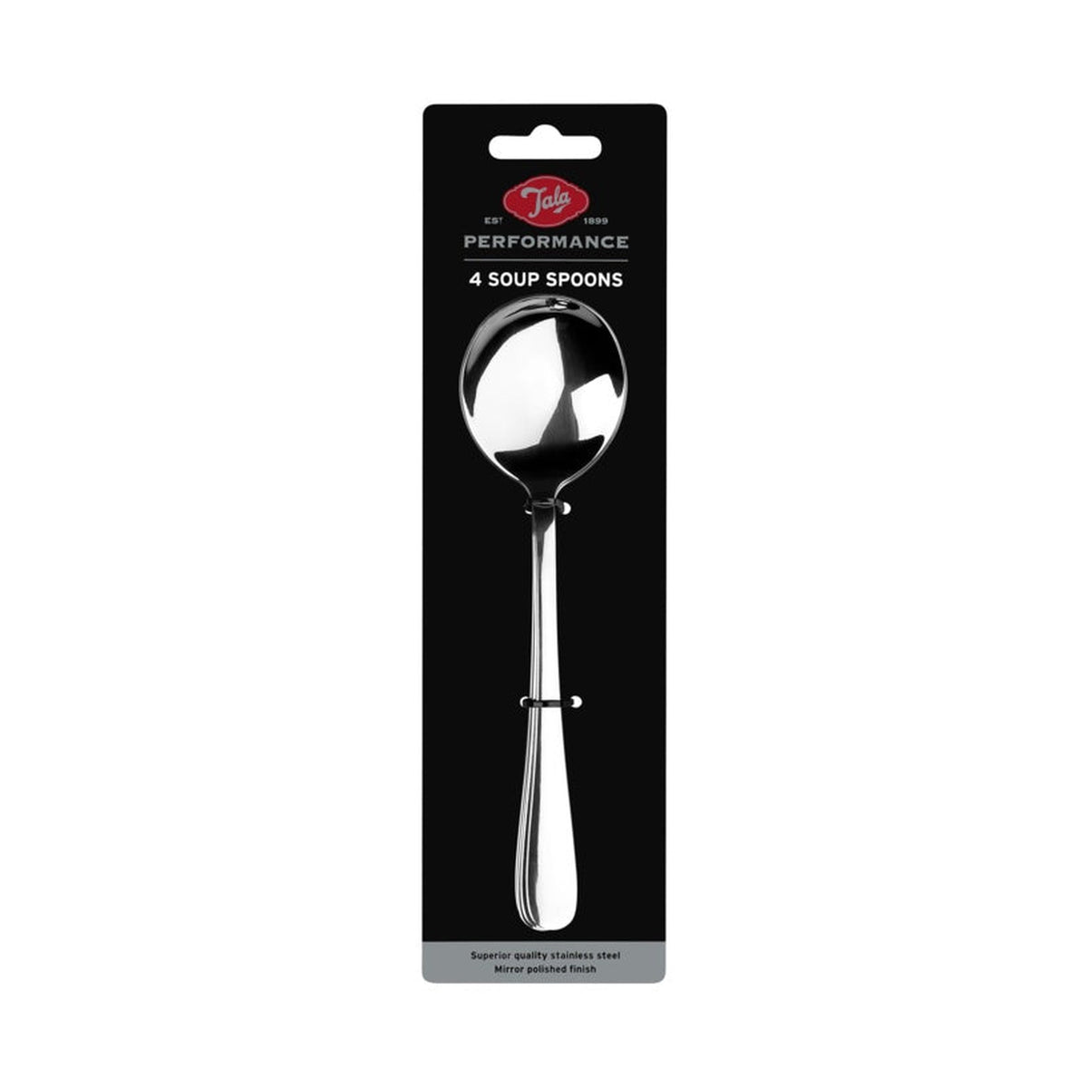 Tala Performance stainless steel soup spoons, set of 4