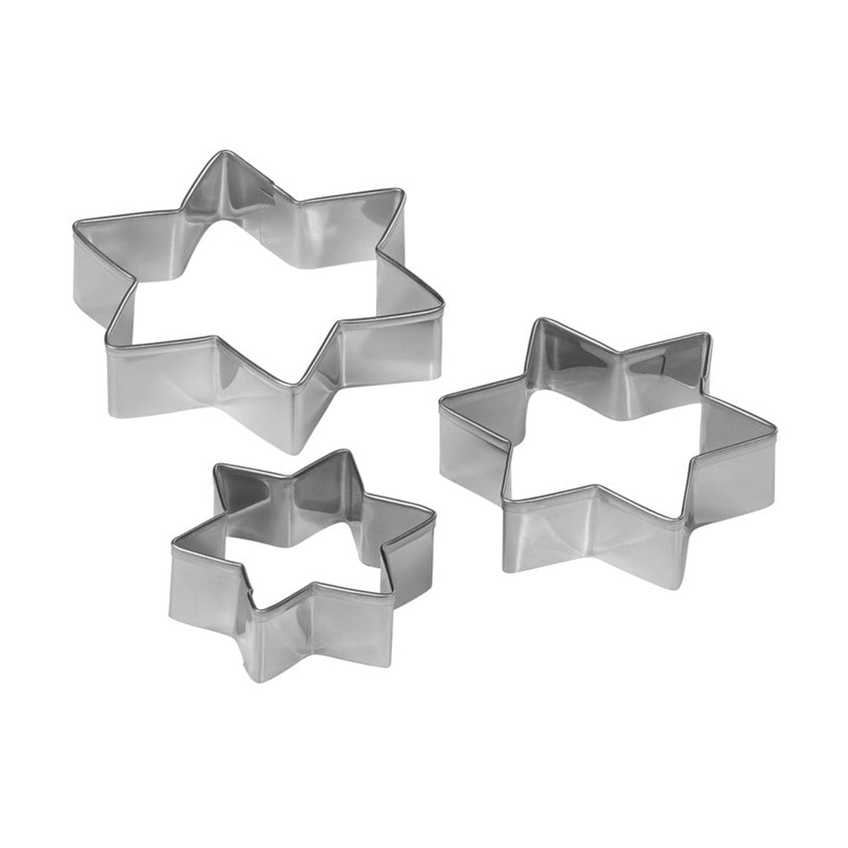 Tala plain star cutters set of 3, view 2