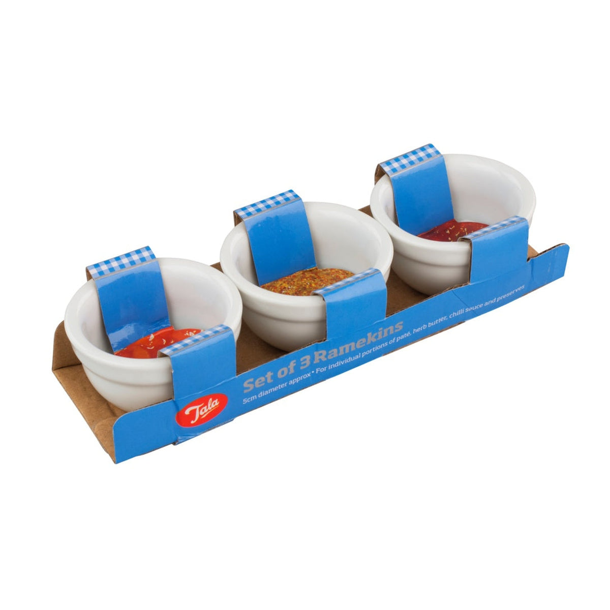 Tala set of 5cm ceramic ramekins