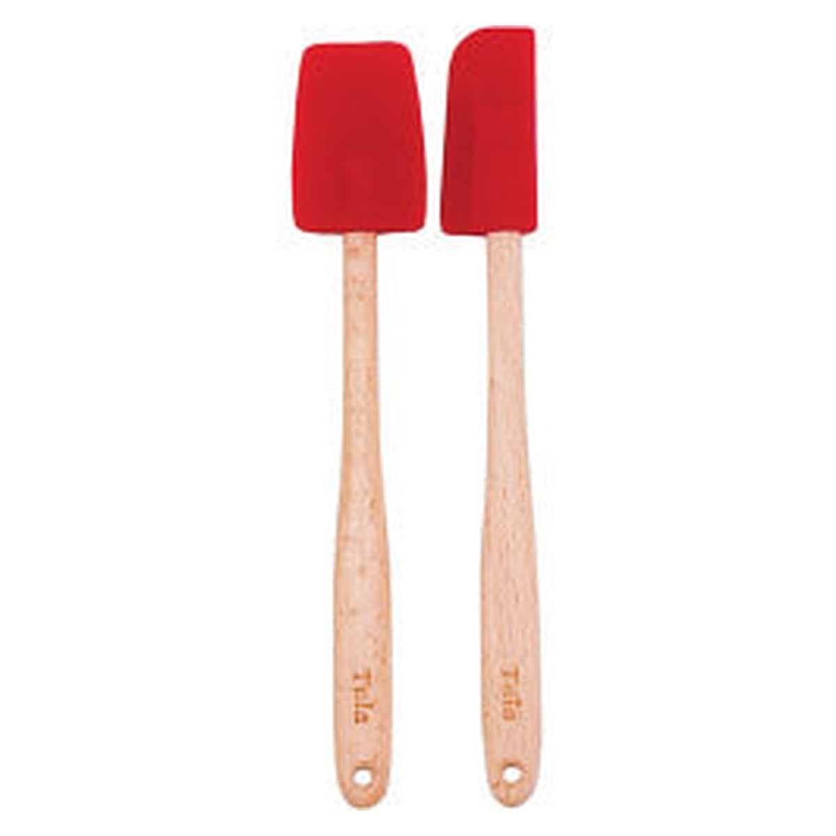 Tala silicone spatulas with wooden handles set of 2
