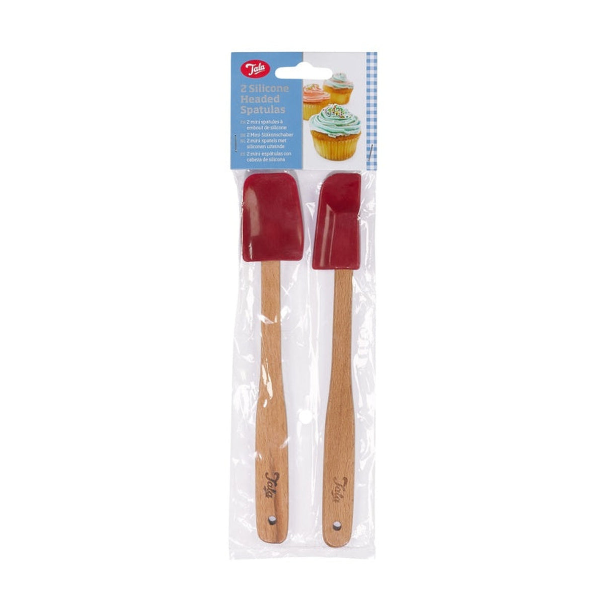 Tala silicone spatulas with wooden handles set of 2, view 2