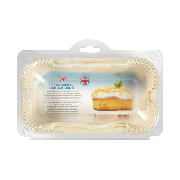 Tala siliconised greaseproof 2lb loaf tin liners set of 40