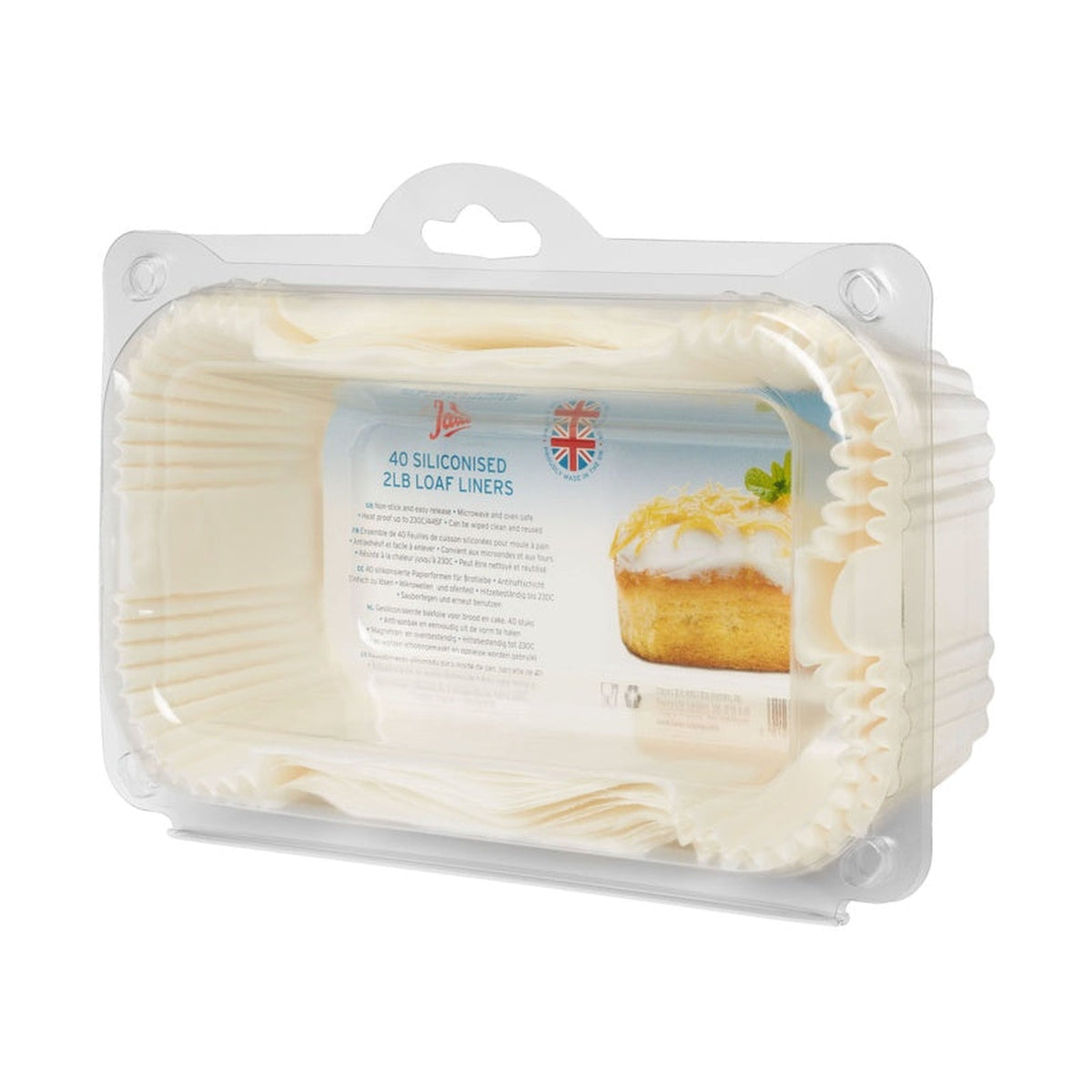 Tala siliconised greaseproof 2lb loaf tin liners set of 40, view 2