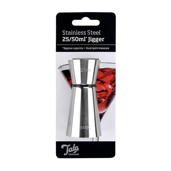 Tala stainless steel jigger, 25ml and 50ml