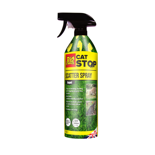 The Big Cheese Cat Scatter Spray 1 litre bottle
