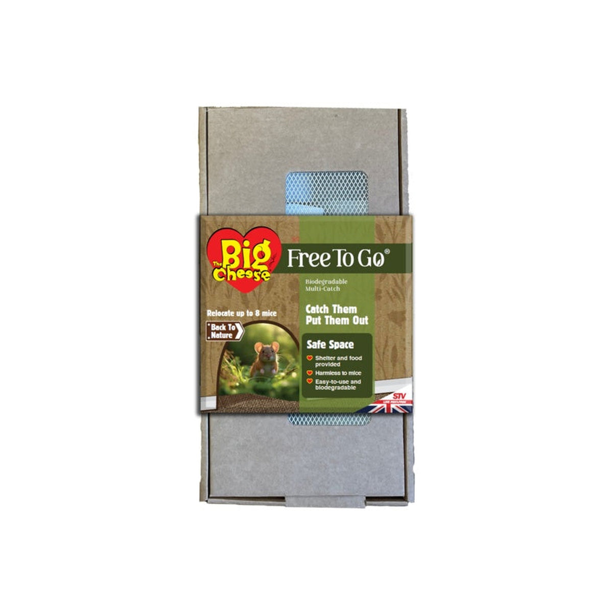 The Big Cheese Free To Go biodegradable mouse trap multi catch