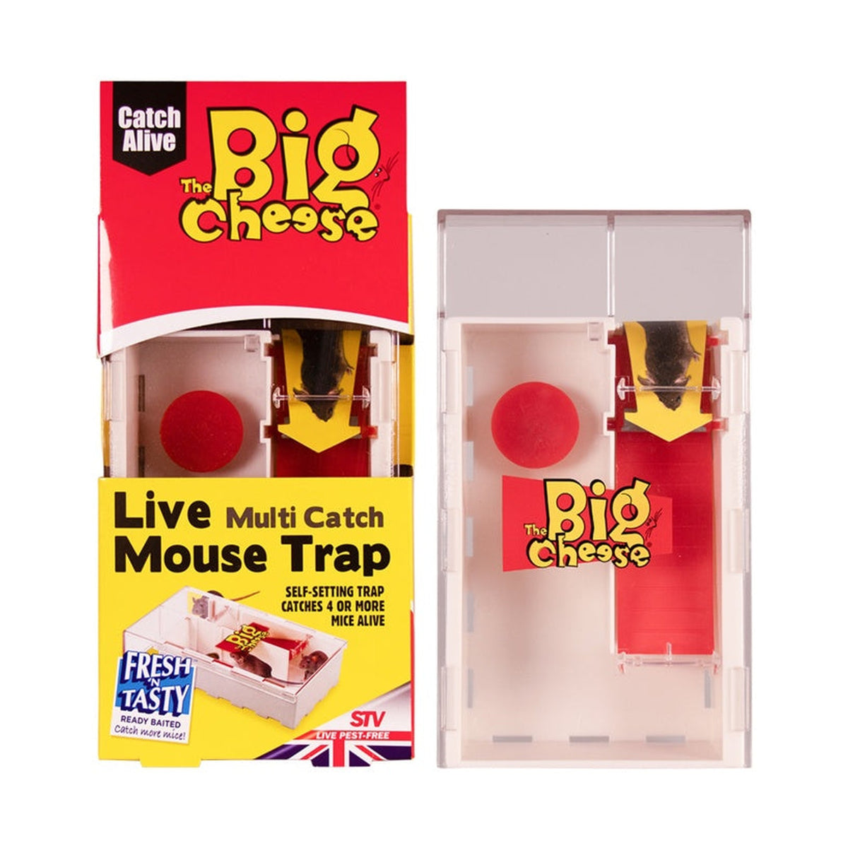 The Big Cheese multi-catch live mouse trap