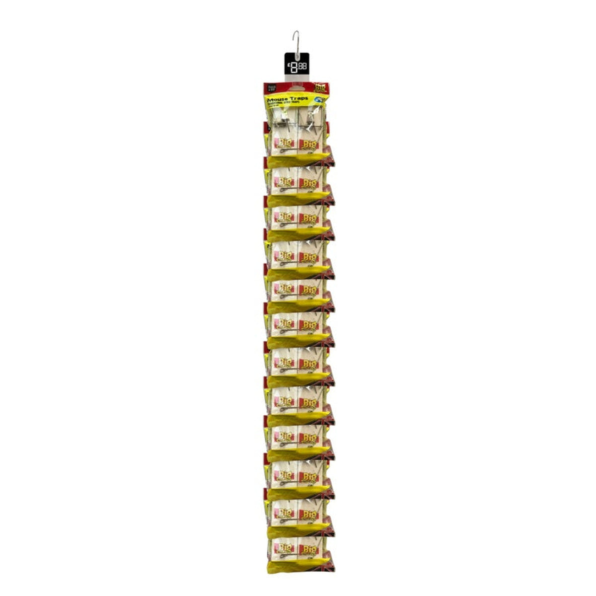 The Big Cheese wooden mouse traps, clip pack of 4