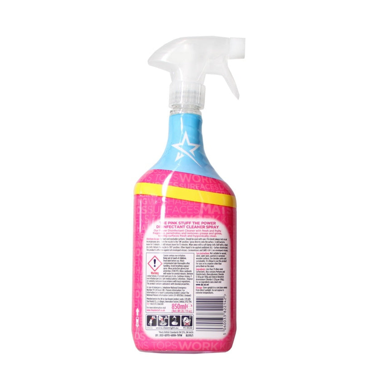 The Pink Stuff Disinfectant Trigger Spray 850ml, view 2