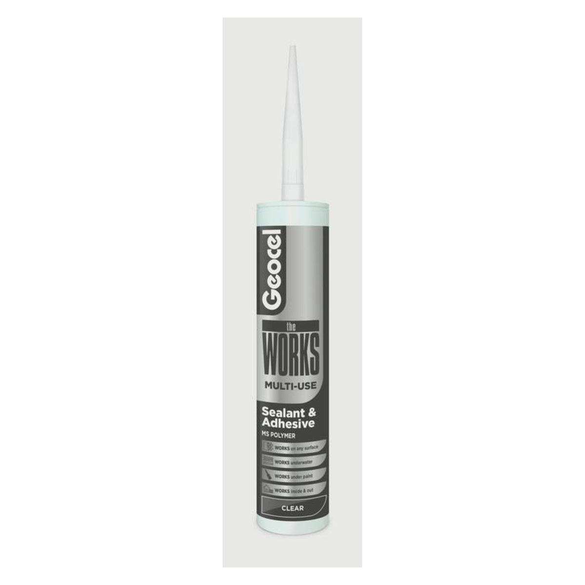 The Works Multi-Use Sealant & Adhesive in Grey