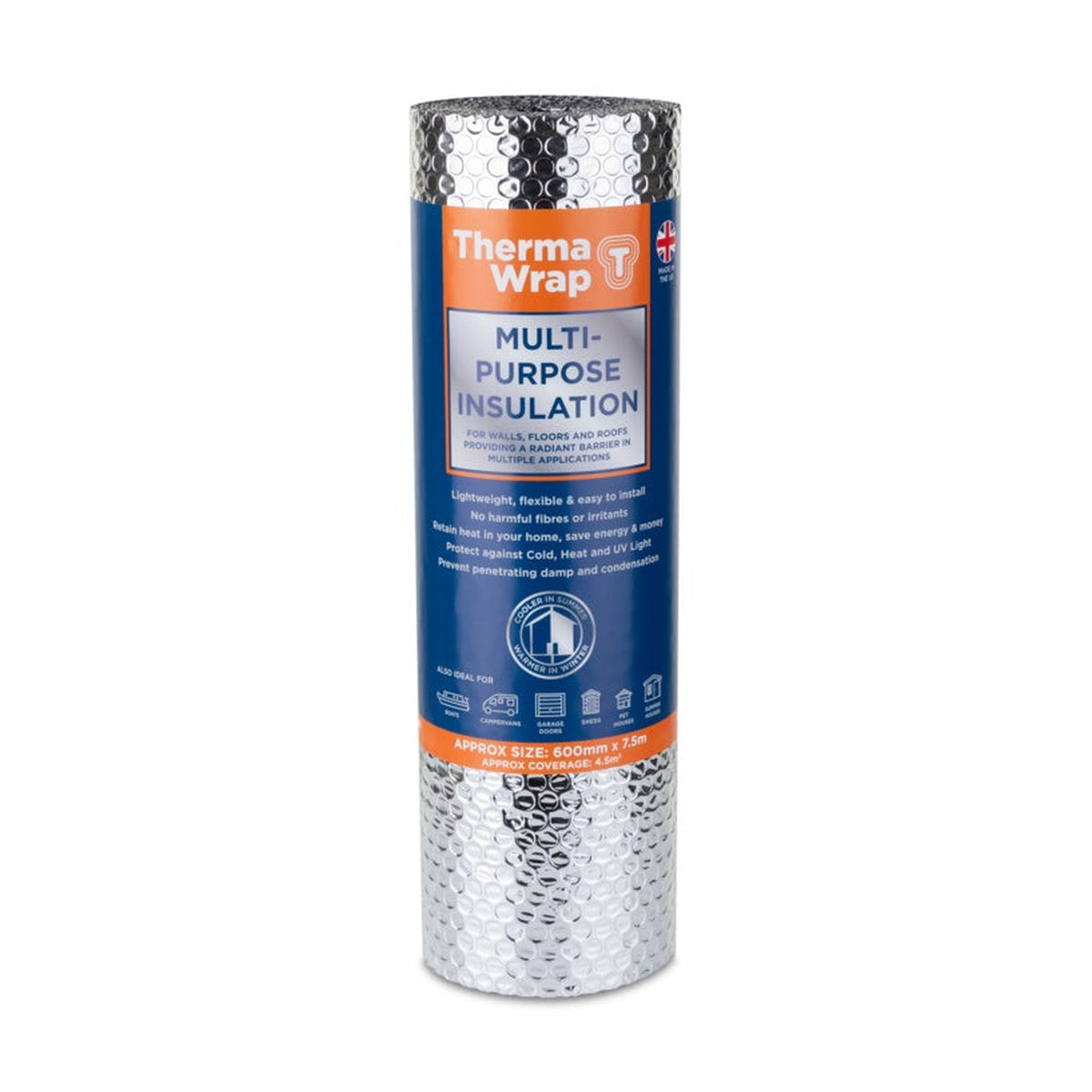 Thermawrap general purpose reflective foil insulation roll