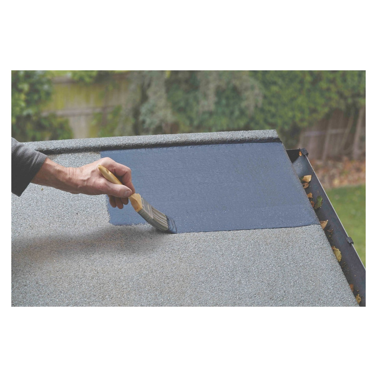 Thompson's 10 Year Roof Seal 4L tin in grey, view 2