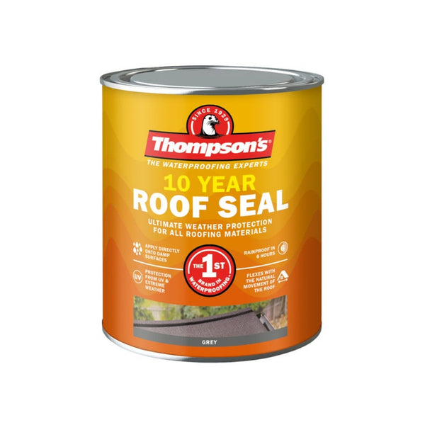 Thompsons 10 Year Roof Seal 1 litre grey tin
