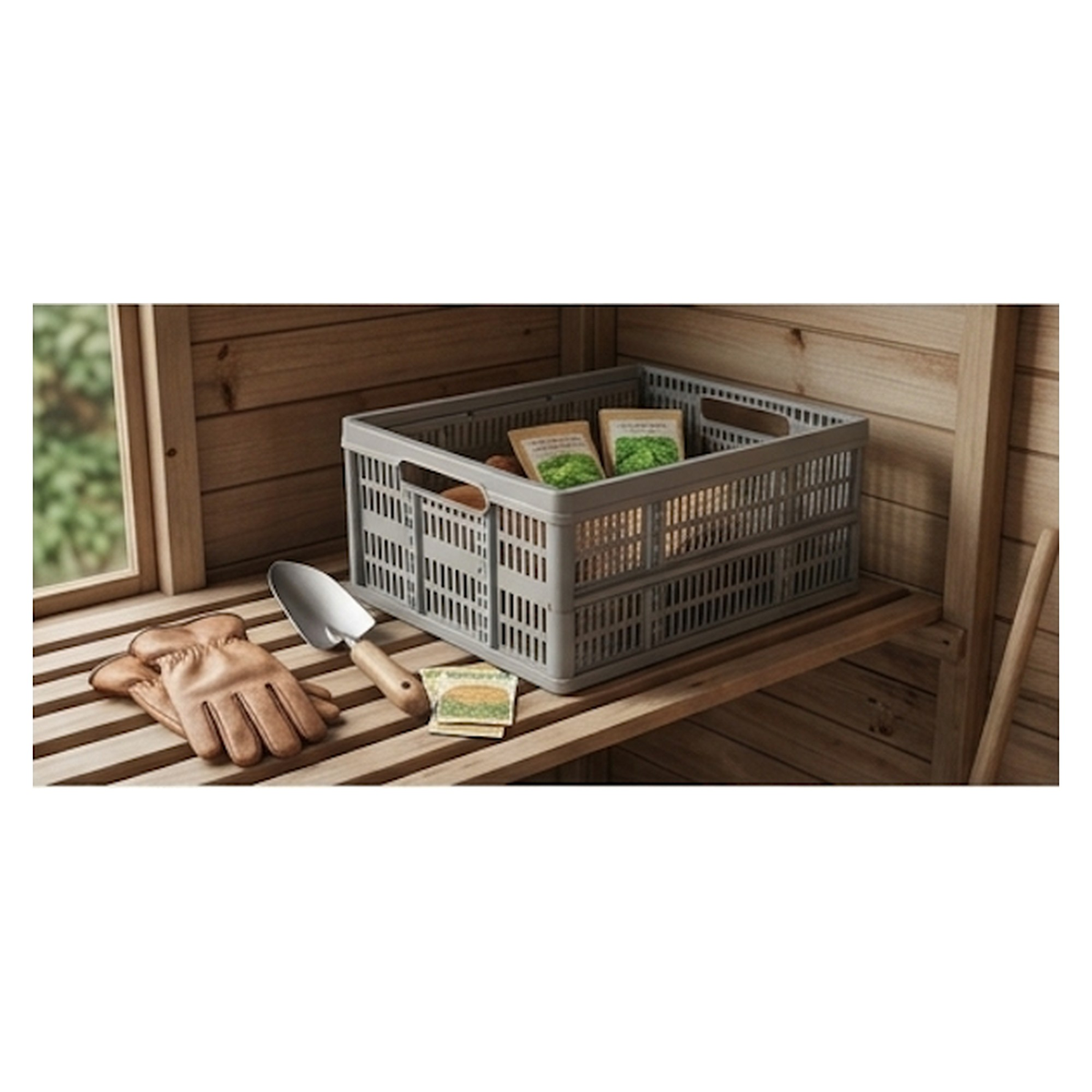 Thumbs Up 32L folding crate, view 2