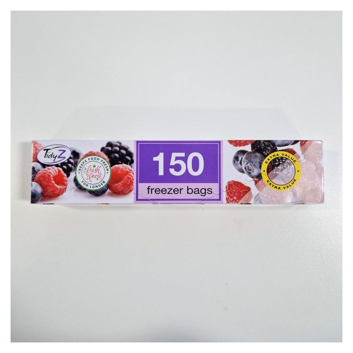 Tidyz freezer bags, boxed pack of 150