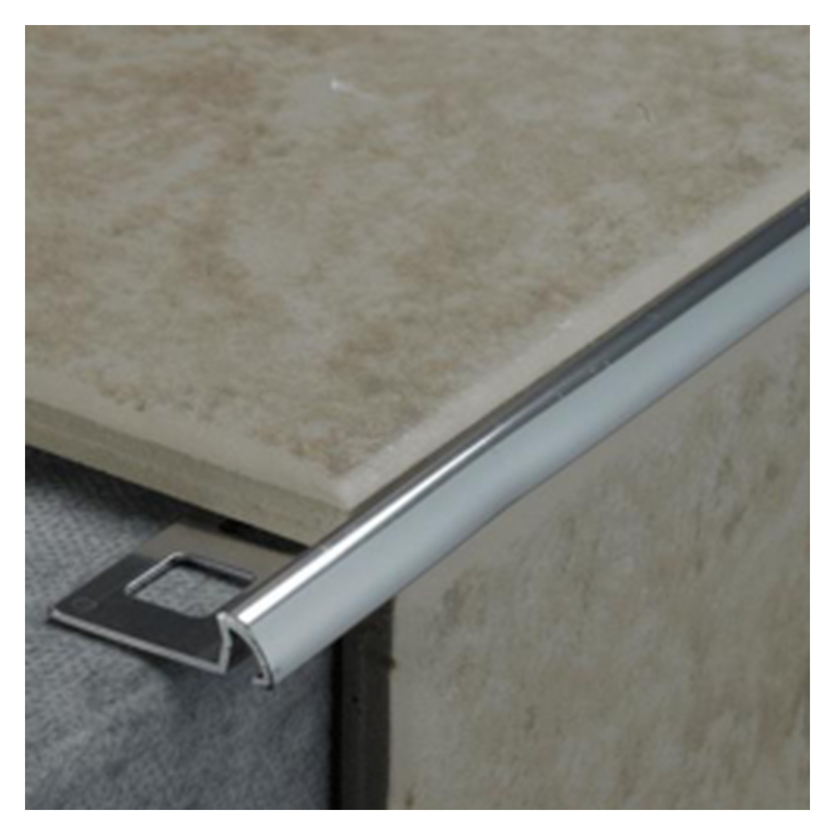 Tile Rite silver tile edging 10mm x 2.4m