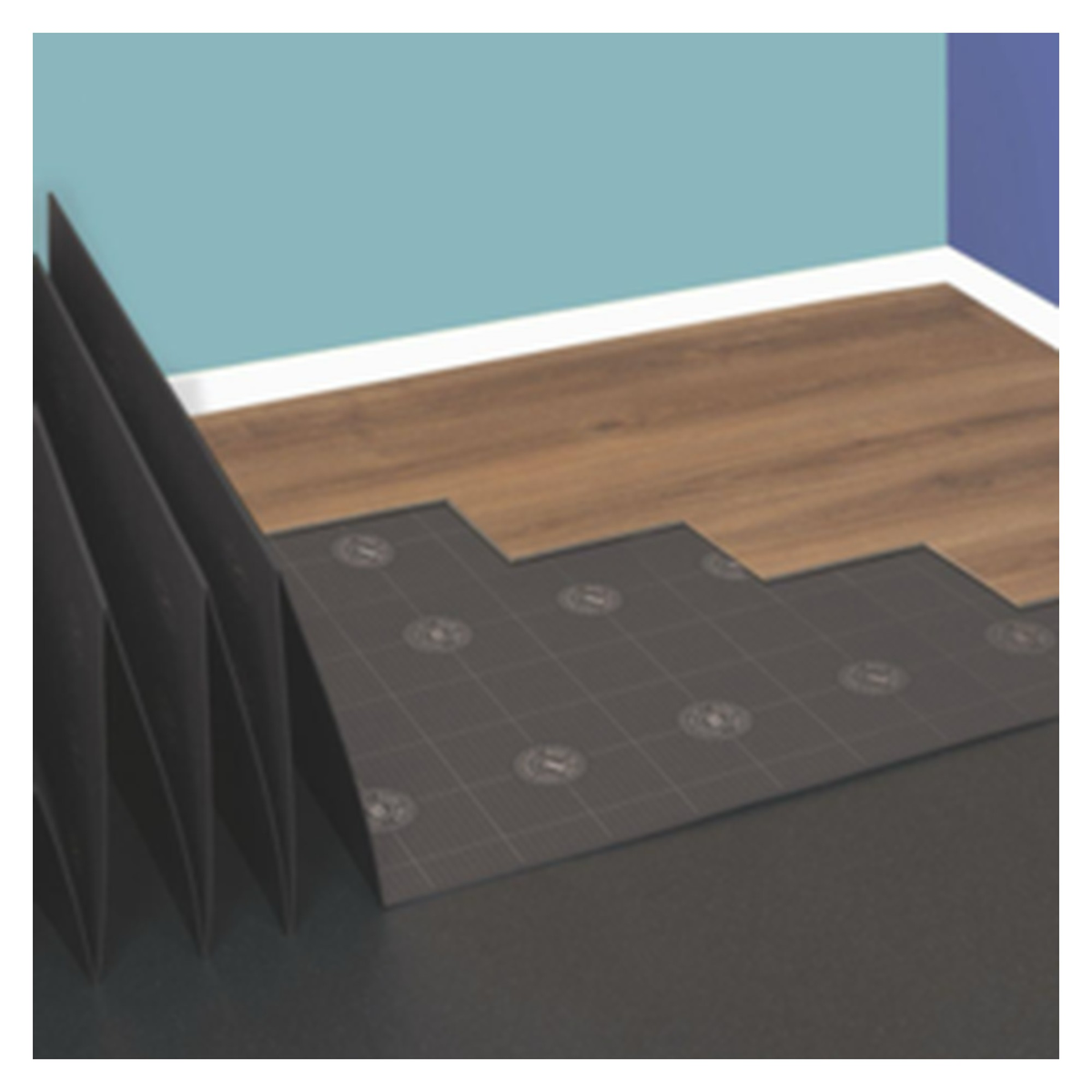 Tile Rite 1mm XPS foam LVT underlay, view 2