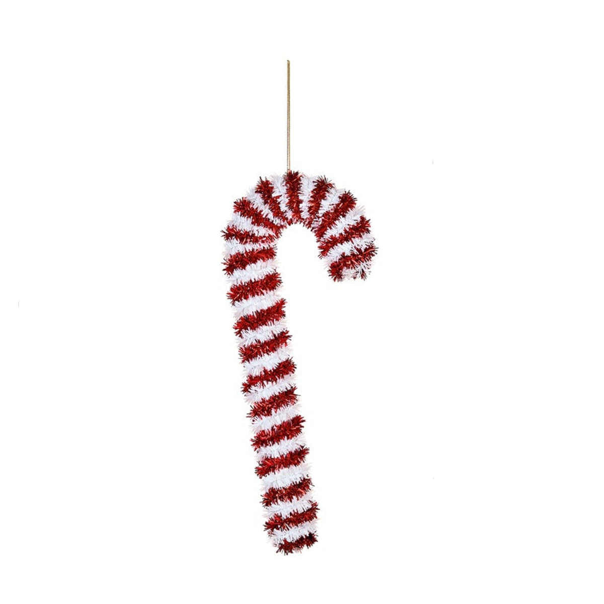 Tinsel Candy Cane - 30cm