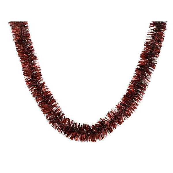 Tinsel Garland Oxblood - 270cm