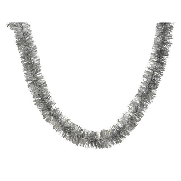 Tinsel Garland Silver - H270cm