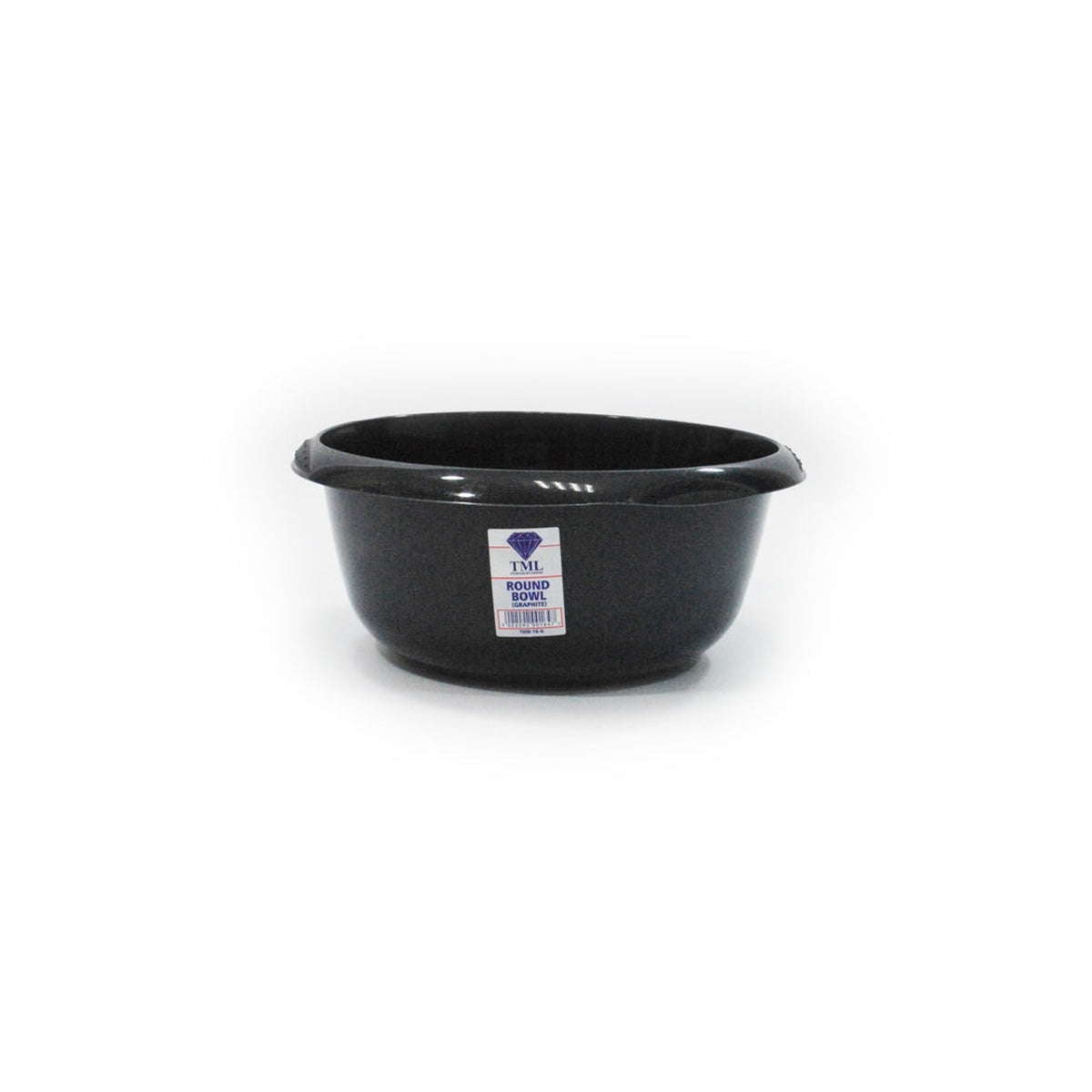 TML graphite round washing up bowl 33cm