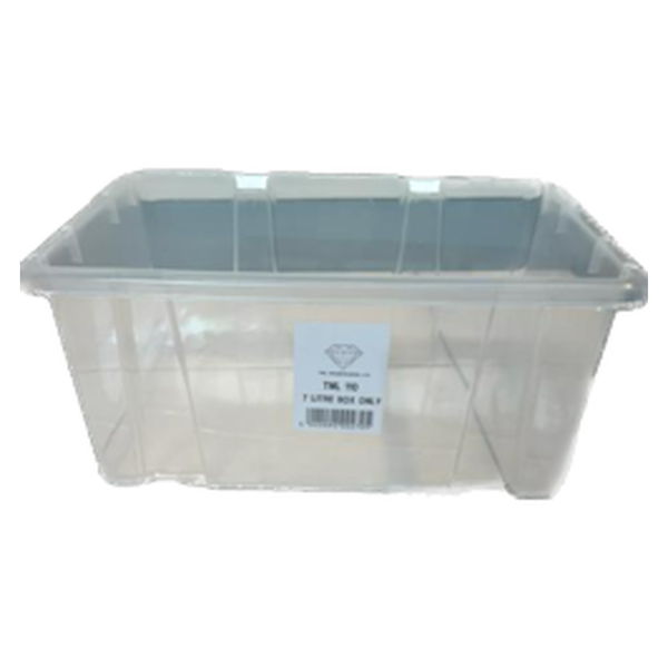 TML 7L clear stackable storage box