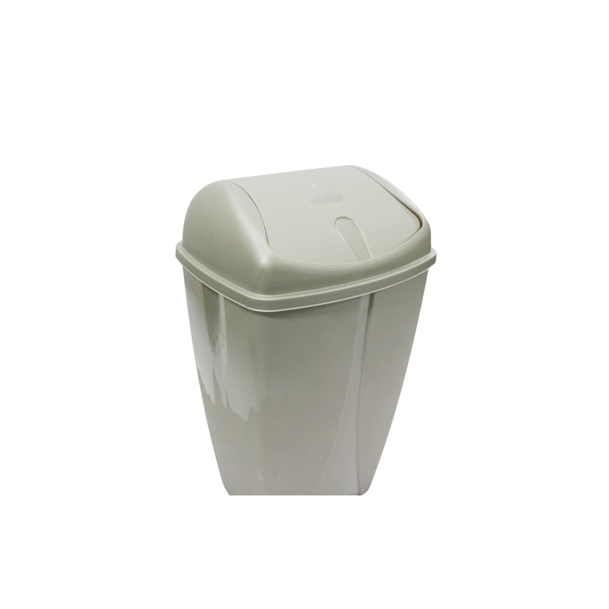 TML 30L metallic silver swing bin